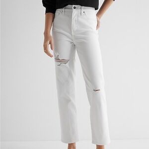 BRAND NEW Express white straight jeans 8L